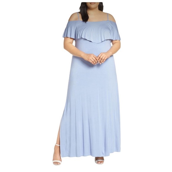 Lemon Tart Plus Size Tacita Maxi Dress Size 2X - Picture 1 of 5